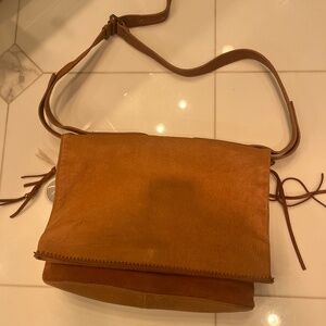 Ella Moss Leather crossbody satchel